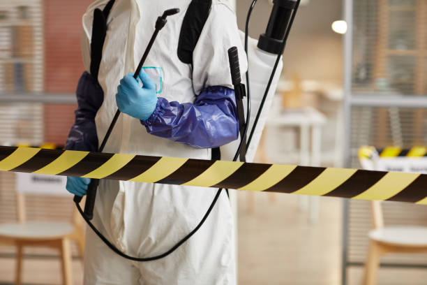 Professional Sewage Cleanup technician working in Morrisville, PA